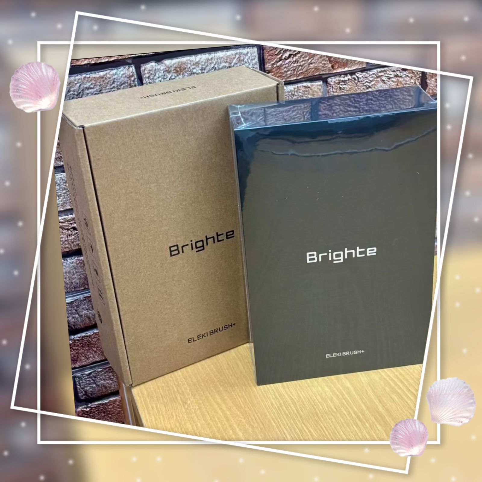 新品未開封1点) ブライトBrighte ELEKI BRUSH＋新型ブライトエレキ 
