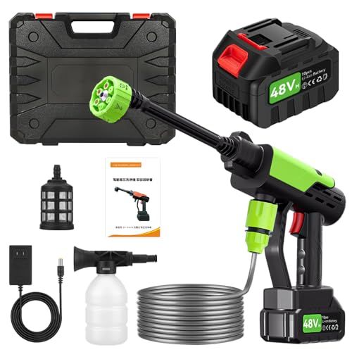 高圧洗浄機 コードレス 充電式 高圧洗車機 バッテリー式 最大吐出圧力