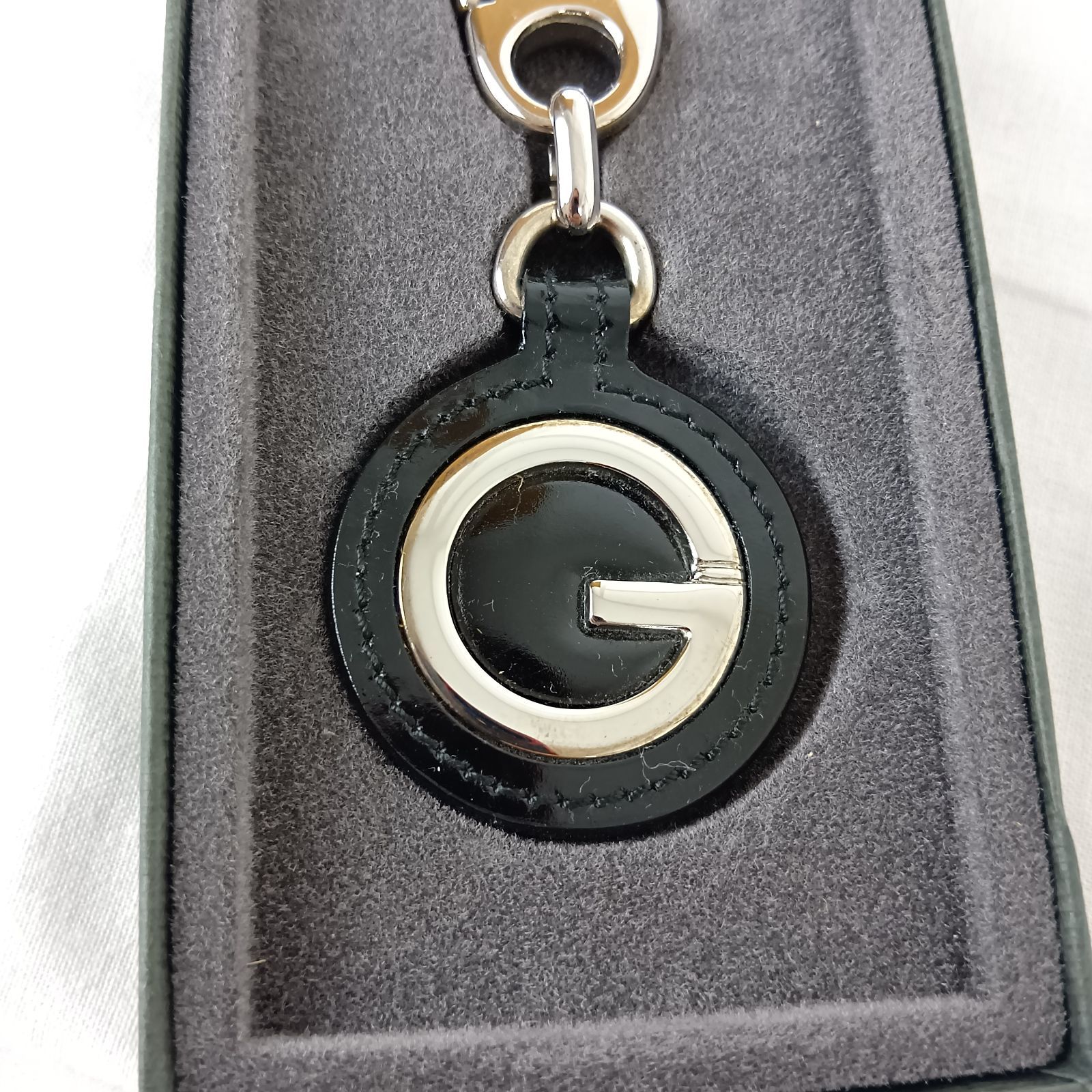 美品‼️ GUCCI キーホルダードリアン GG柄グッチシマレザー