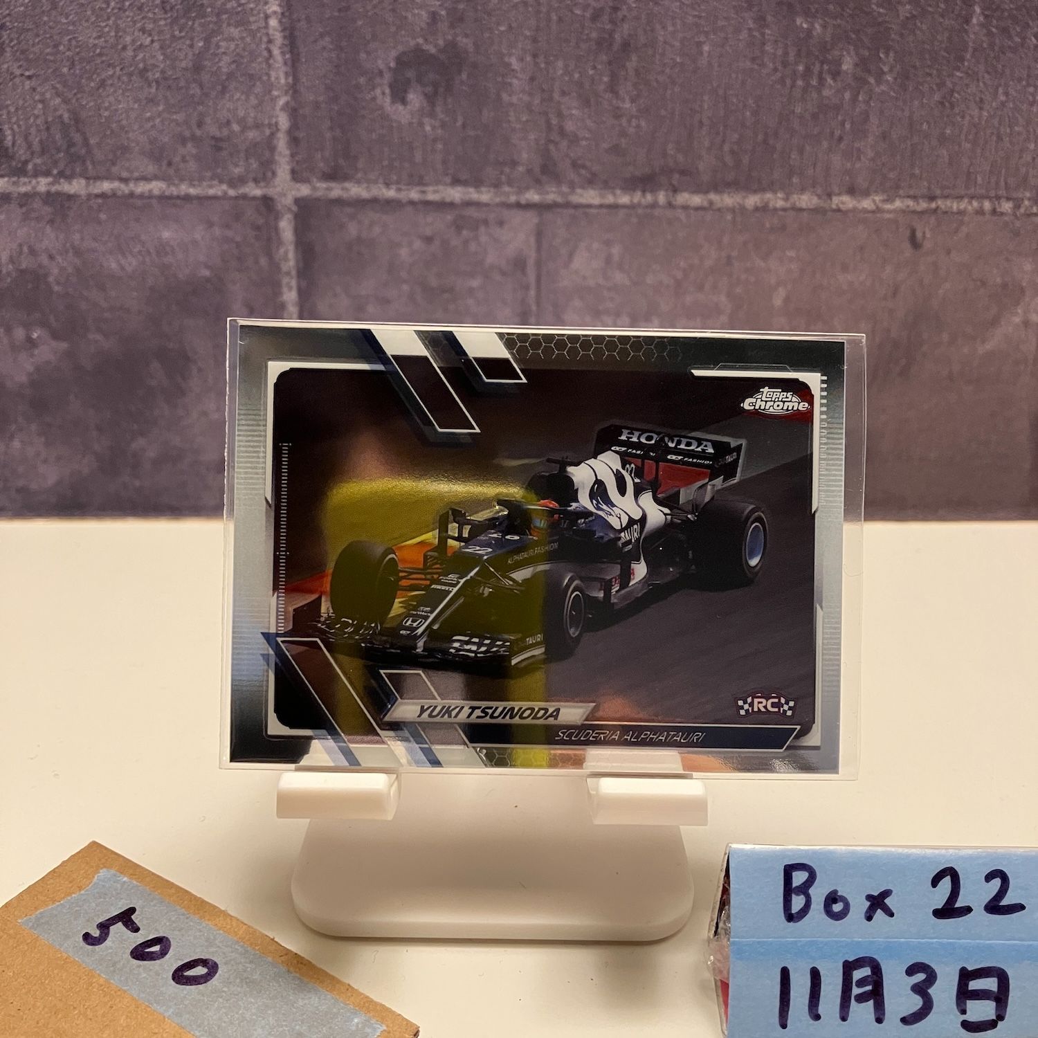 2021 Topps Chrome Formula 1 角田裕毅 Yuki Tsunoda Scuderia