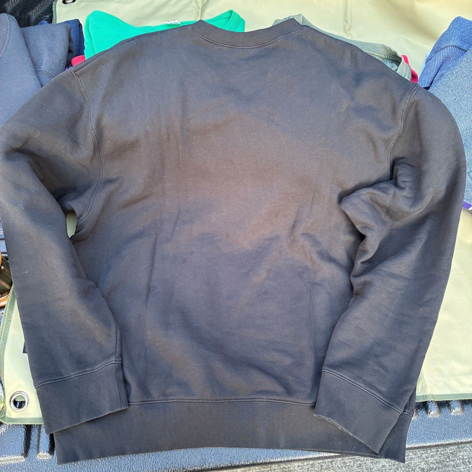 Carhartt WIP スウェット XXL 黒 アーチロゴ 前V 希少ビッグサイズ