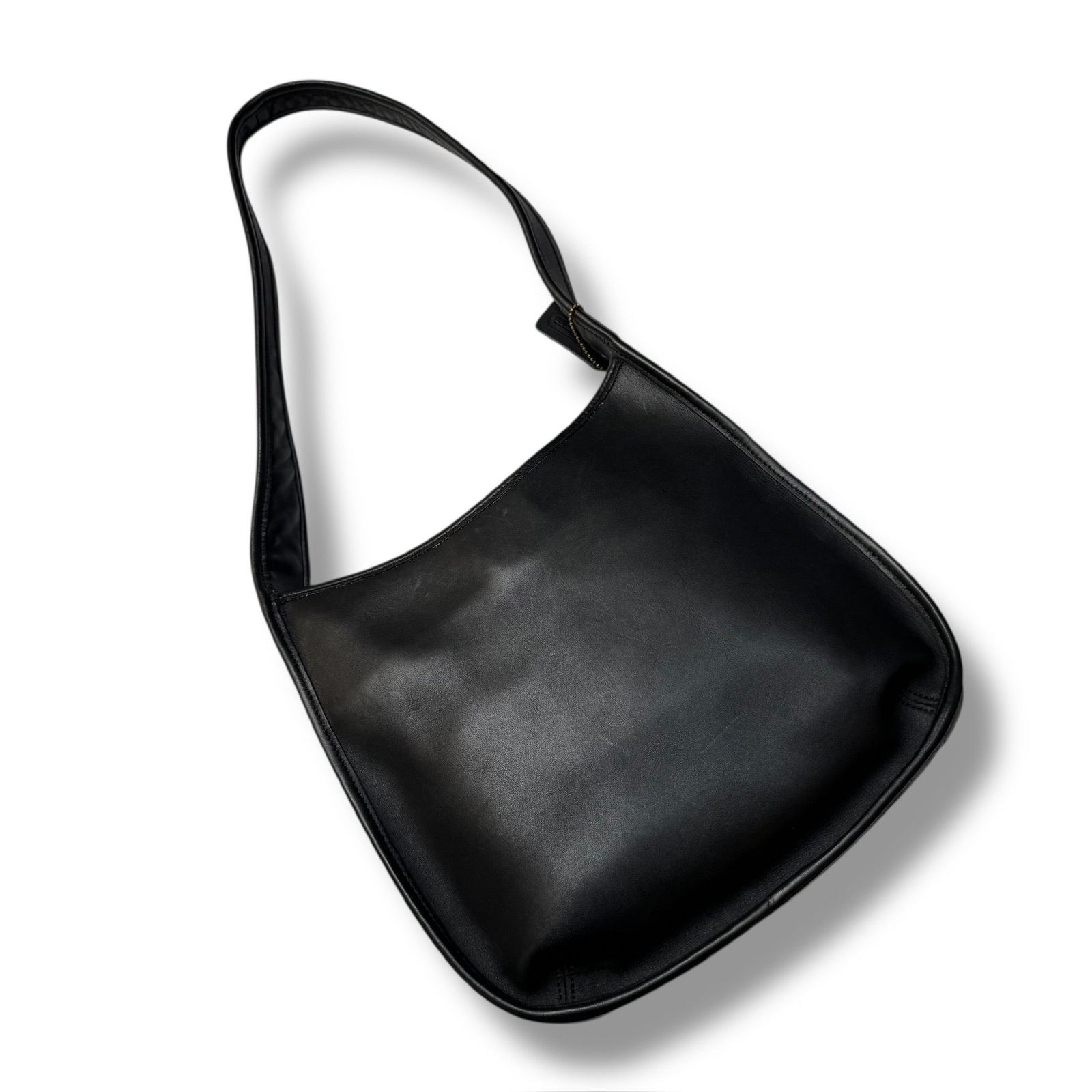 良品】オールドコーチ ワンショルダーバッグ エルゴ 黒 レザー 9047