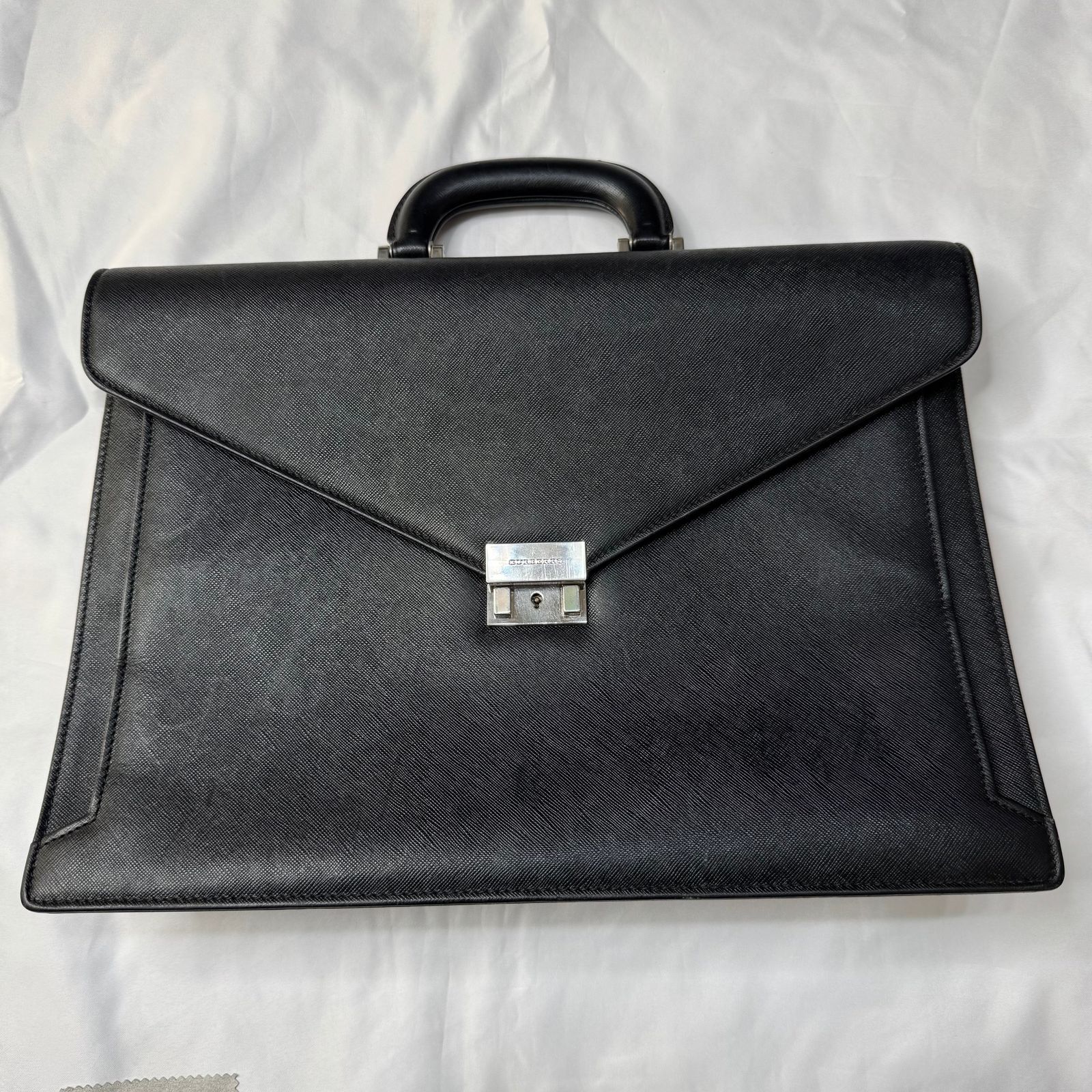 C596/Burberrys バーバリー ビジネスバッグ サフィアーノ 黒 BURBERRY（バーバリー） ビジネスバッグ ブリーフケース ナイロン