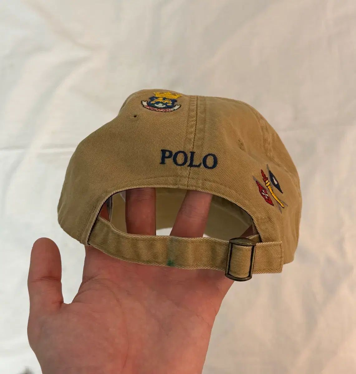 ポロ ラルフローレン マルチパッチ 刺繍ロゴ ベースボールキャップ