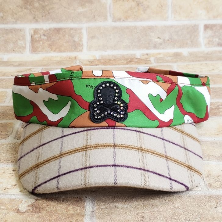 マーク&ロナ MARK＆LONA ☆ カモフラージュ柄 サンバイザー ゴルフ