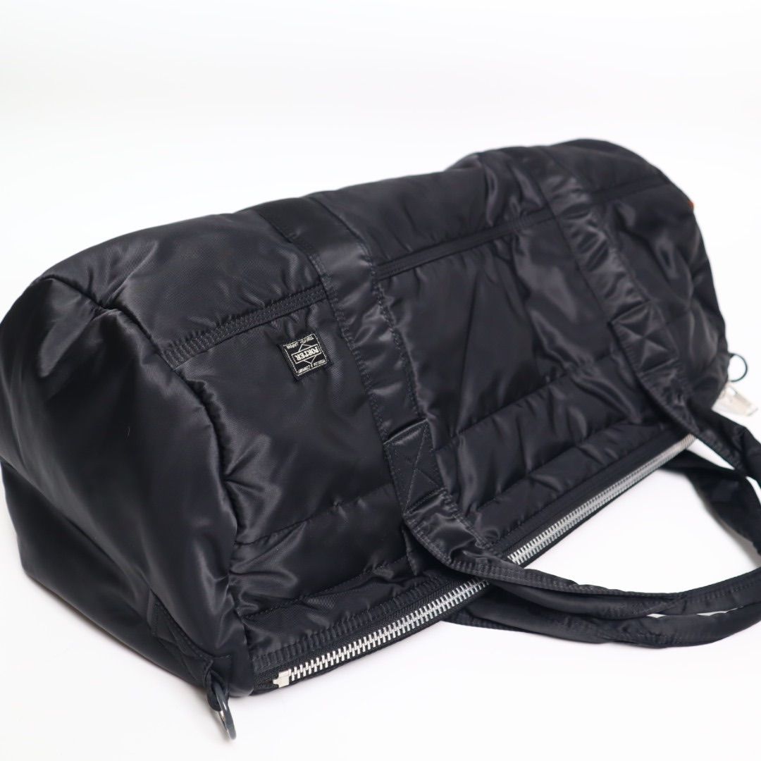 PORTER TANKER 廃盤 ドラム型 ボストンバッグ 特大 Black Archive