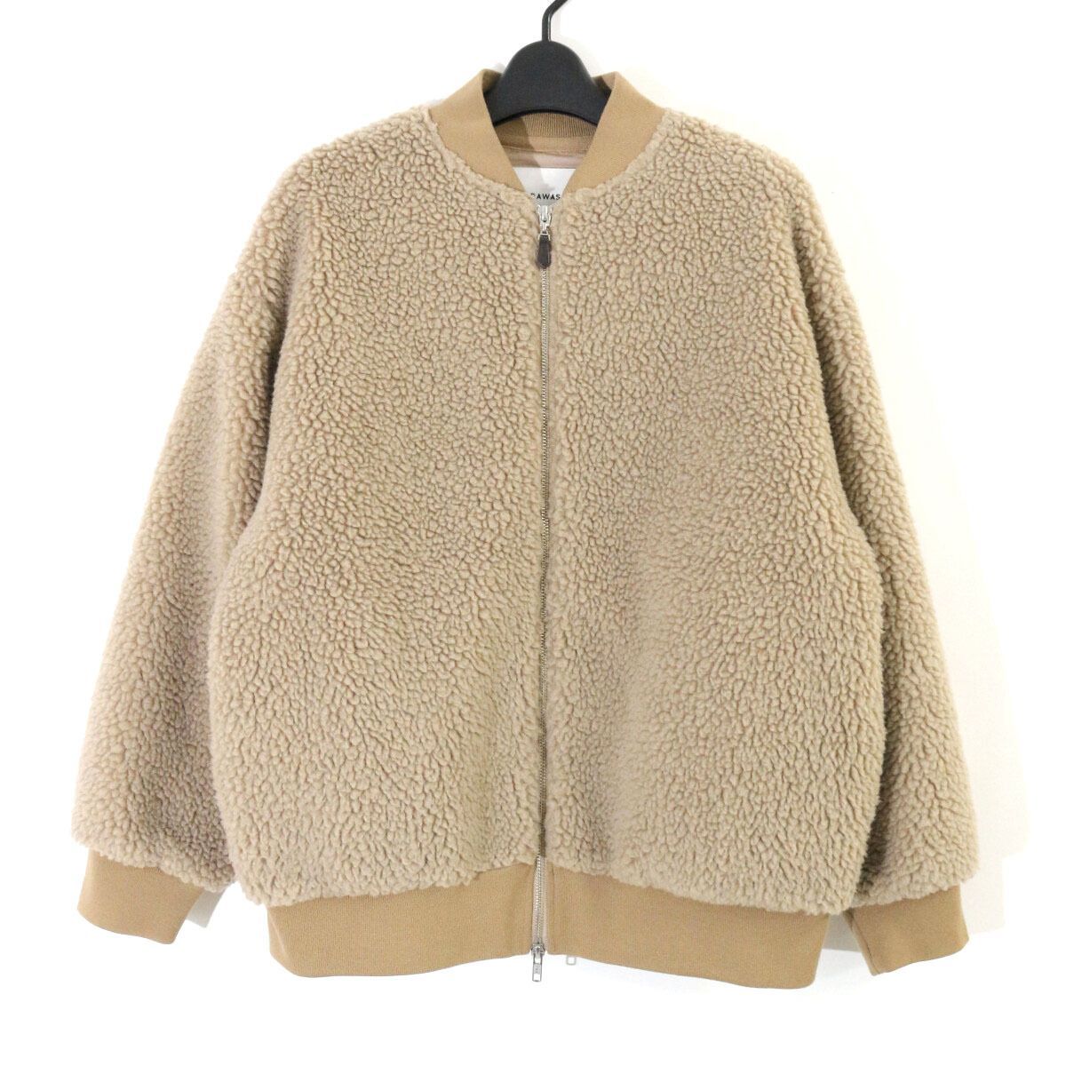 ADAWAS - 新品未使用★ADAWASアダワスFAKE MOUTON BOMBERブルゾン ADAWAS アダワス 23AW FAKE MOUTON BOMBER JACKET エコボアンボンバー
