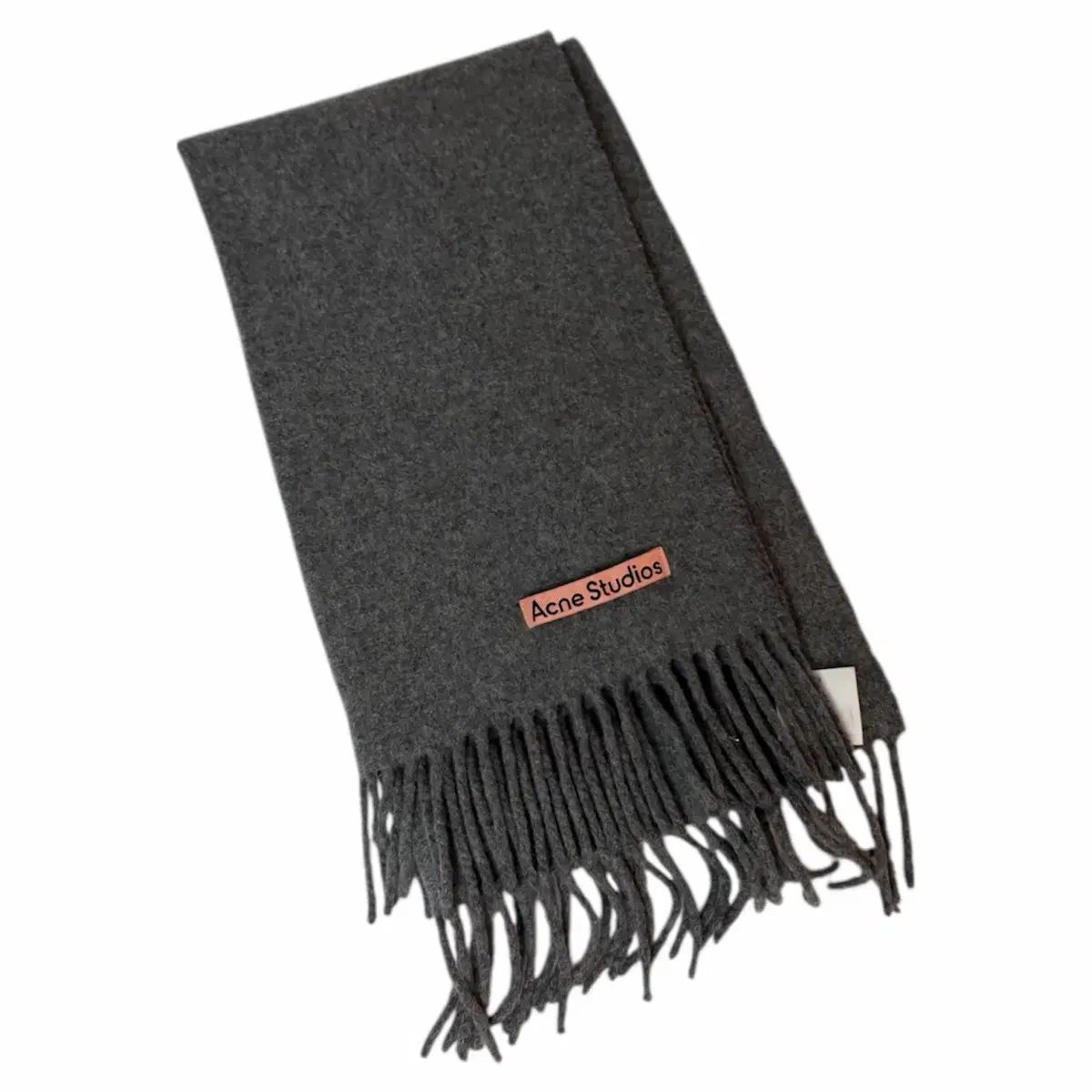 Acne Studios ウール マフラー グレー - メルカリ