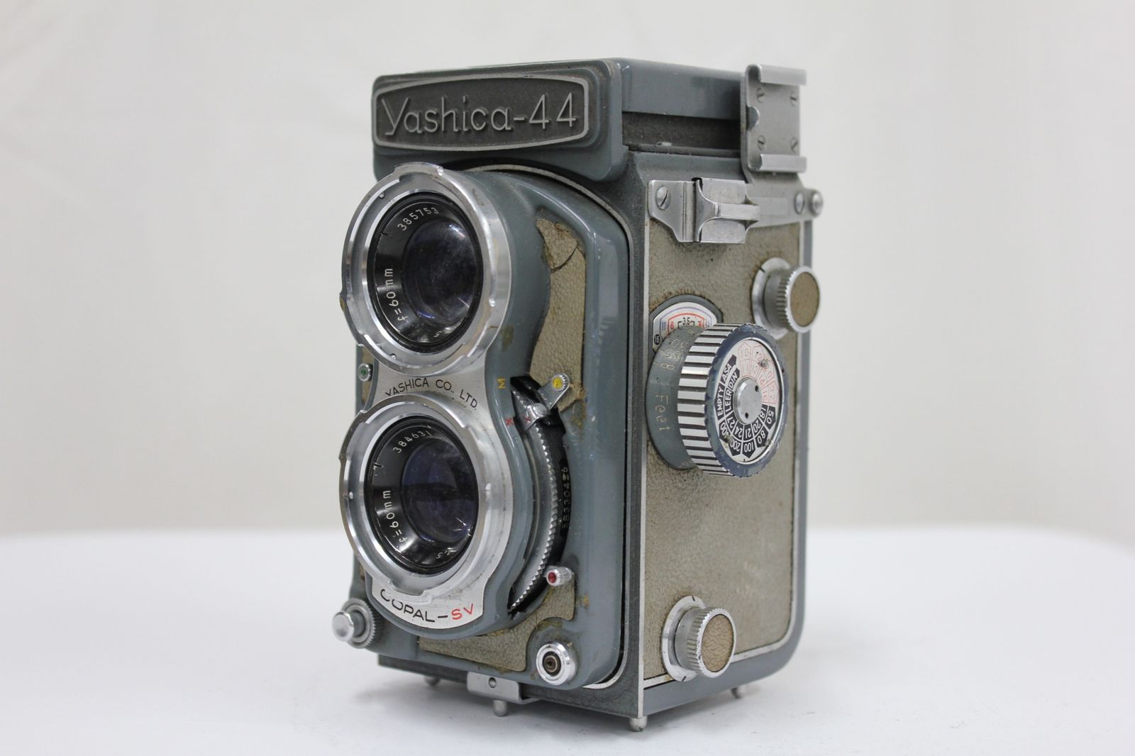 訳あり品】 ヤシカ Yashica-44 Yashikor 60mm F3.5 二眼カメラ e4997