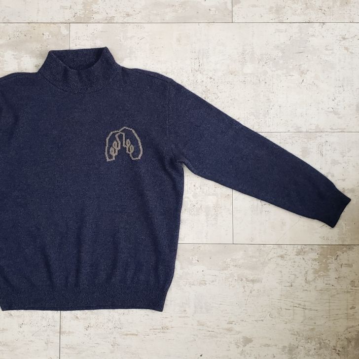 新品未使用ミエコウエサコ  セーター40 ミエコウエサコ うさぎ柄 ニット セーター 40 イエロー 美品 - メルカリ