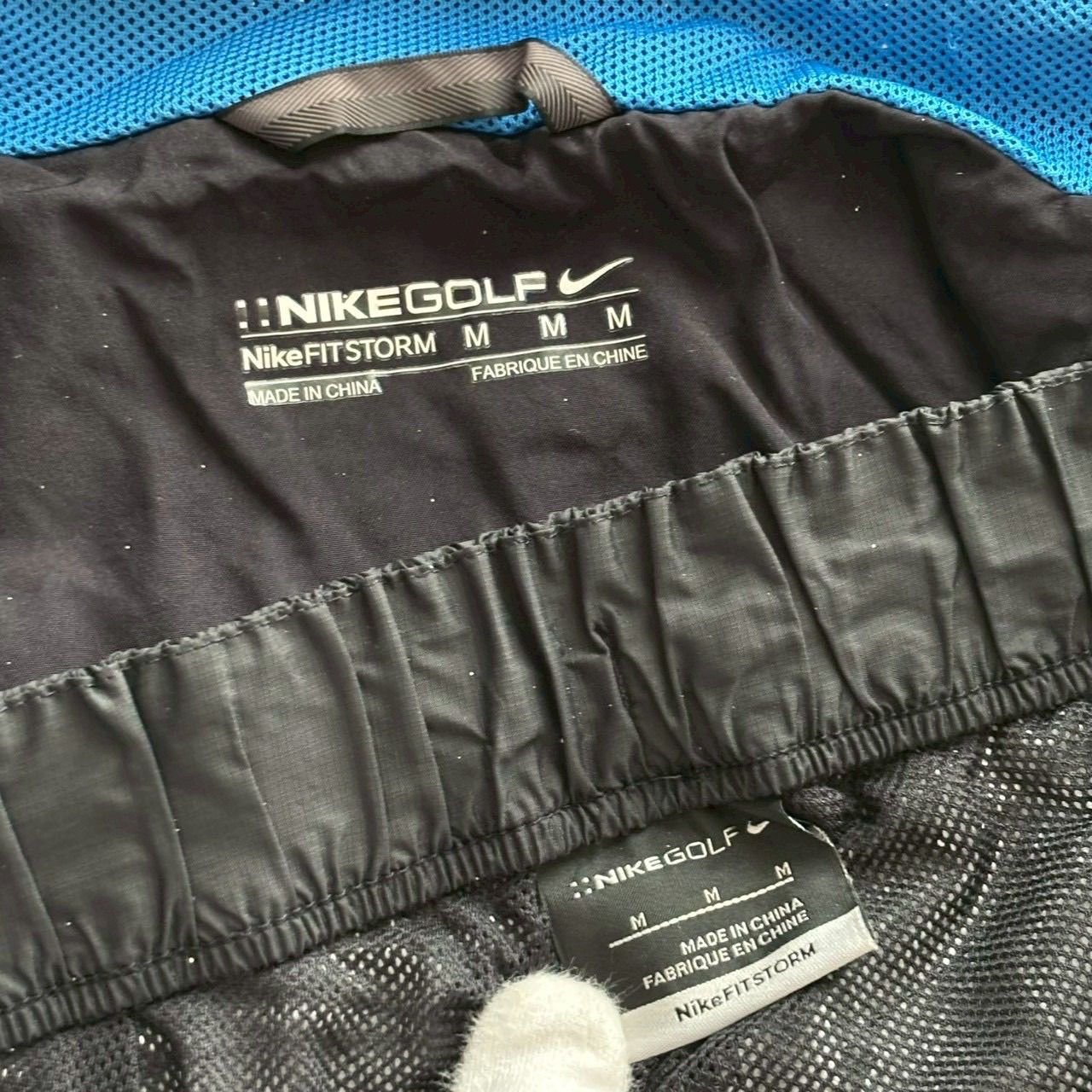 NIKE ナイキ ゴルフレインウェアセットアップ 黒 雨具 ゴルフ 趣味