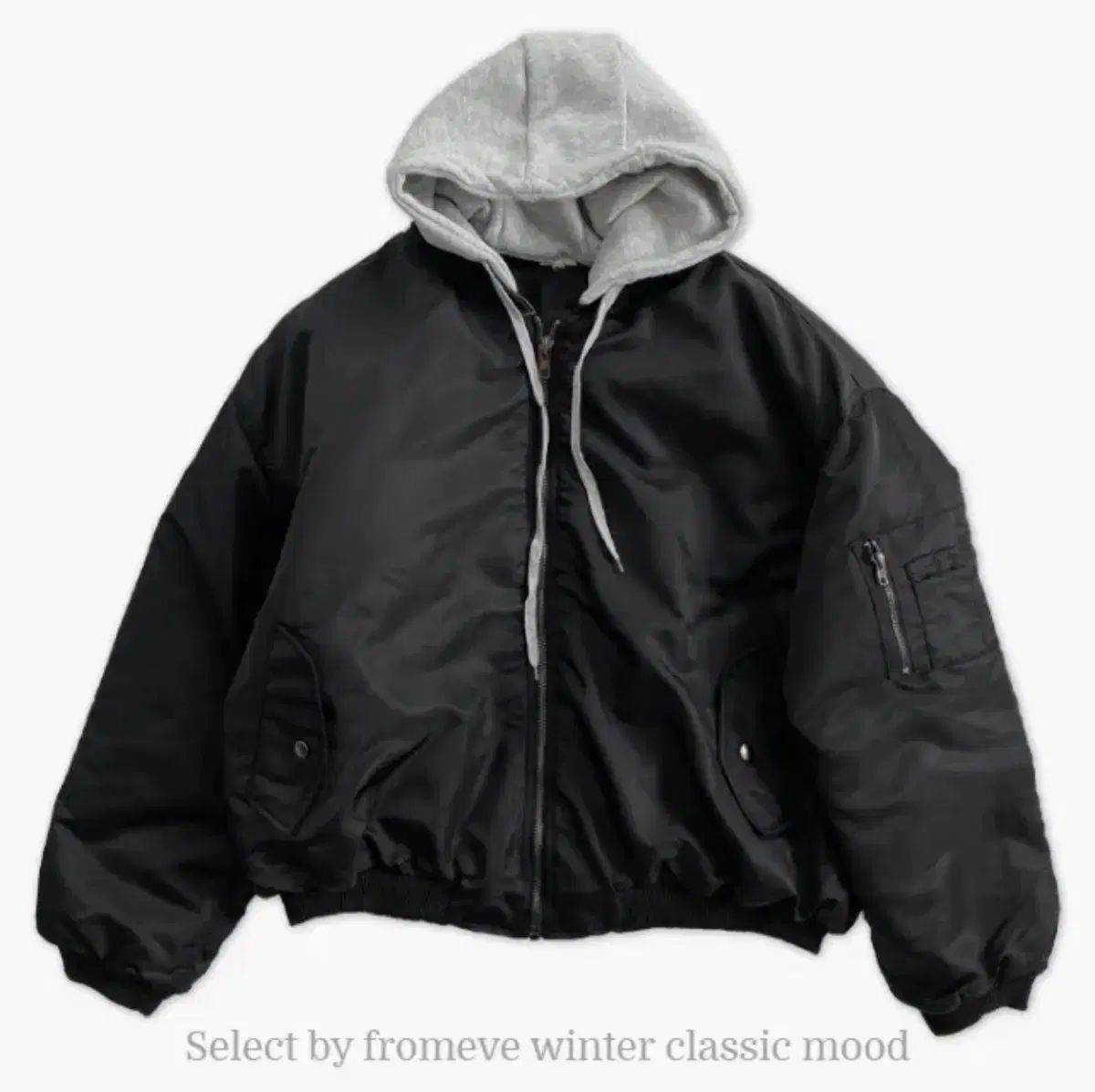 WHO フード 取り外し MA 1ジャケット