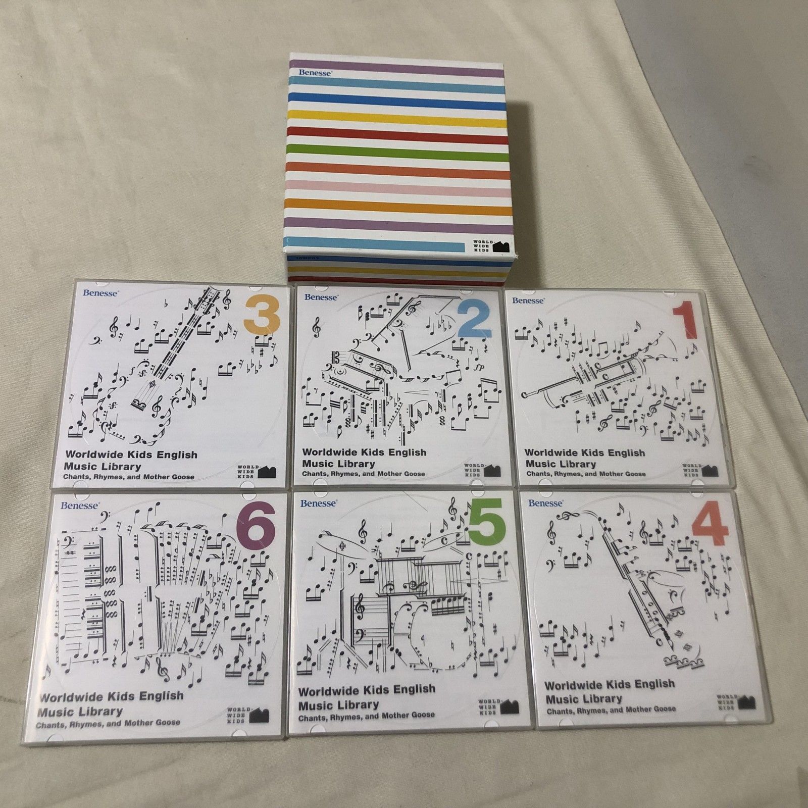 H502 ベネッセ ワールドワイドキッズ CDセット 英語教材 English