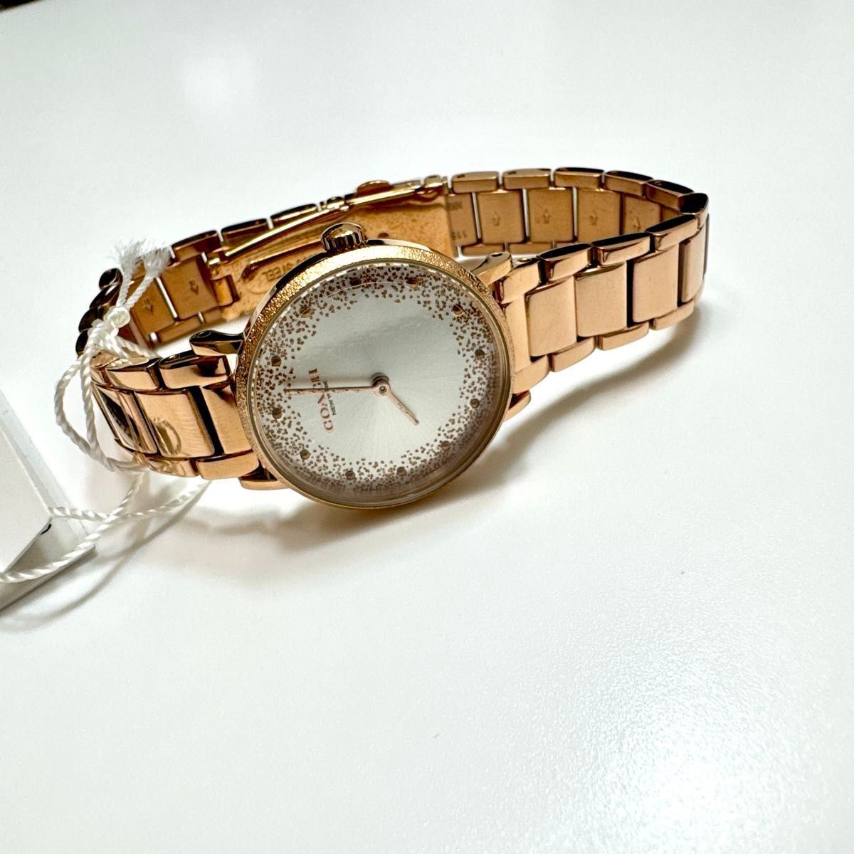 【美品・電池交換済】COACH コーチ ペアウォッチ　腕時計　シルバー/ゴールド COACH（コーチ） ペアウォッチ 腕時計 時計 時計 コーチ時計 コーチ