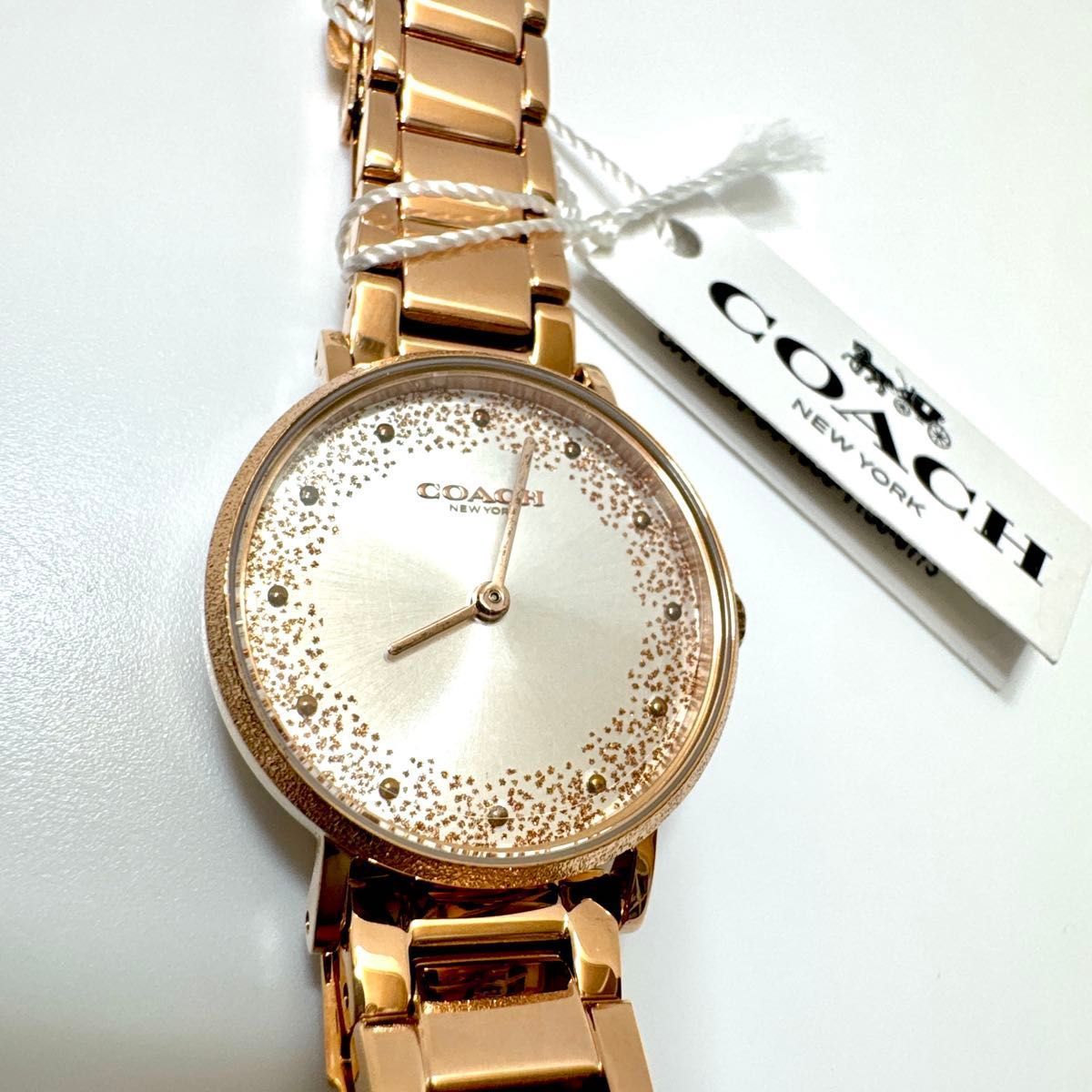 【展示品/新品電池】COACH コーチ ピンクゴールド レディース 腕時計 新品 電池交換済 COACH コーチ PERRY ピンクゴールド 腕時計 - メルカリ