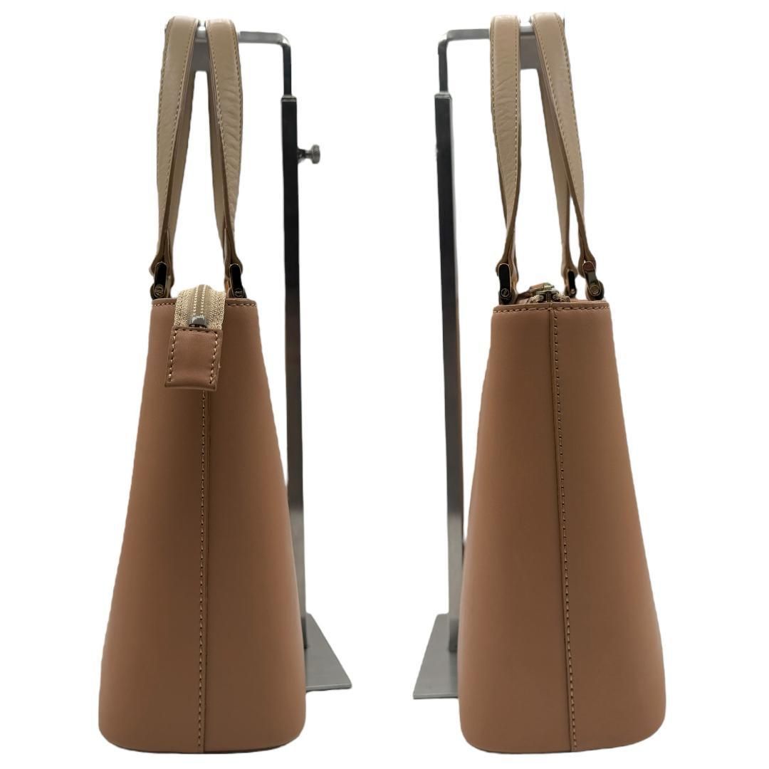 バーバリー　ハンドバッグ　PVCキャンバスレザー　ノバチェック　自立　保存袋付 BURBERRY（バーバリー） ノバチェック トートバッグ PVC × レザー ノバ