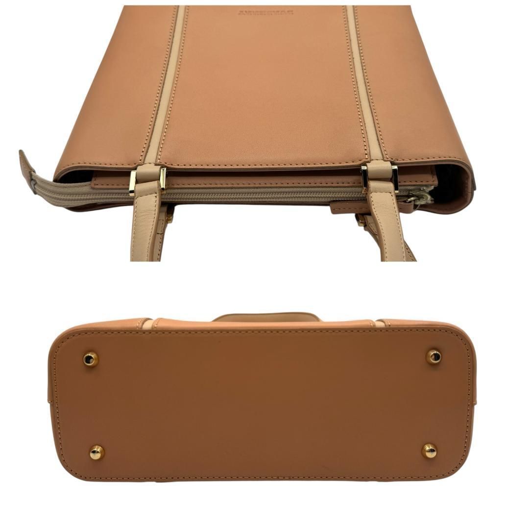 バーバリー　ハンドバッグ　PVCキャンバスレザー　ノバチェック　自立　保存袋付 BURBERRY（バーバリー） ノバチェック トートバッグ PVC × レザー ノバ