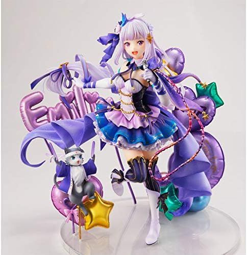 Re:Zero − 다른 세상에서의 삶을 시작하다 에밀리아 아이돌 Ver. 1/7 스케일 사전 도장 마감 피규어