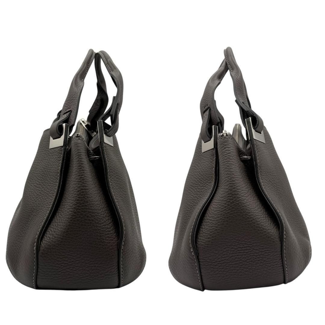 美品 マウロゴヴェルナ 2way ハンドバッグ トープ レザー イタリア製 極美品✨WAKO マウロゴヴェルナ レザー 2wayハンドバッグ ショルダー