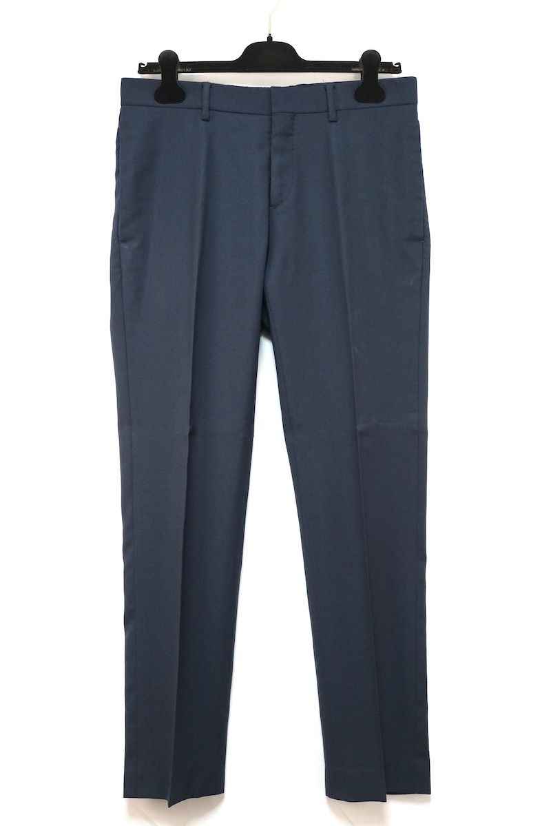 DIOR ディオール スラックス パンツ センタープレス ウール ネイビー