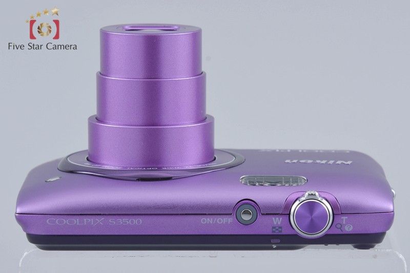 Nikon ニコン 【中古】Nikon ニコン COOLPIX S3500 オーキッドパープル