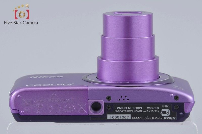 Nikon ニコン 【中古】Nikon ニコン COOLPIX S3500 オーキッドパープル