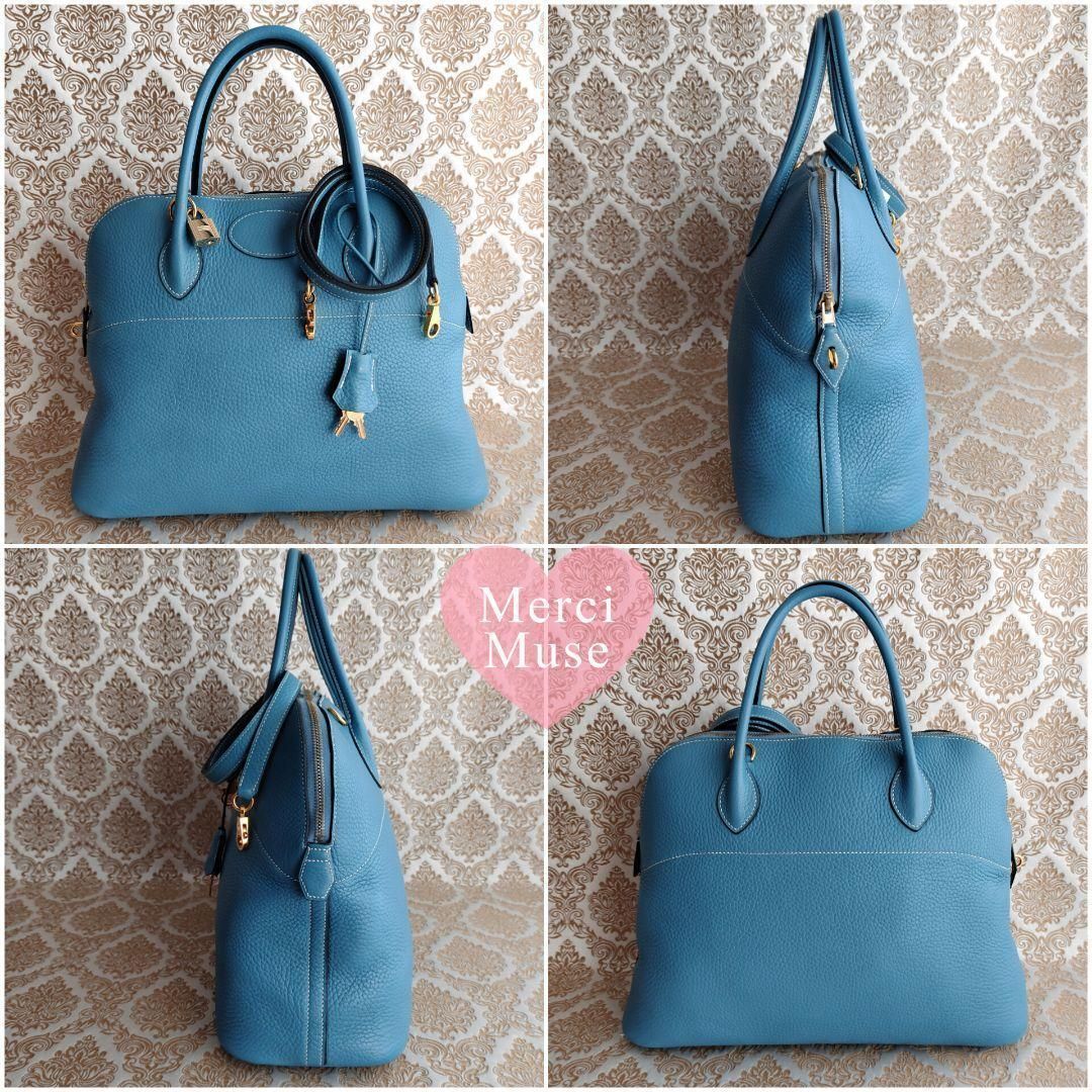 ❤12/30迄の限定価格❤お得なお品❤ボリード35 ブルージーンxゴールド