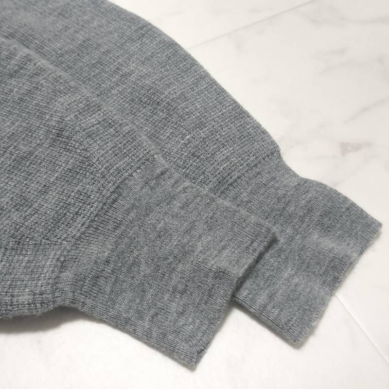 美品✴︎DRAWER 14G カシミヤ100% グレー ドゥロワー タートル 美品✴︎DRAWER 14G カシミヤ100% グレー ドゥロワー タートル