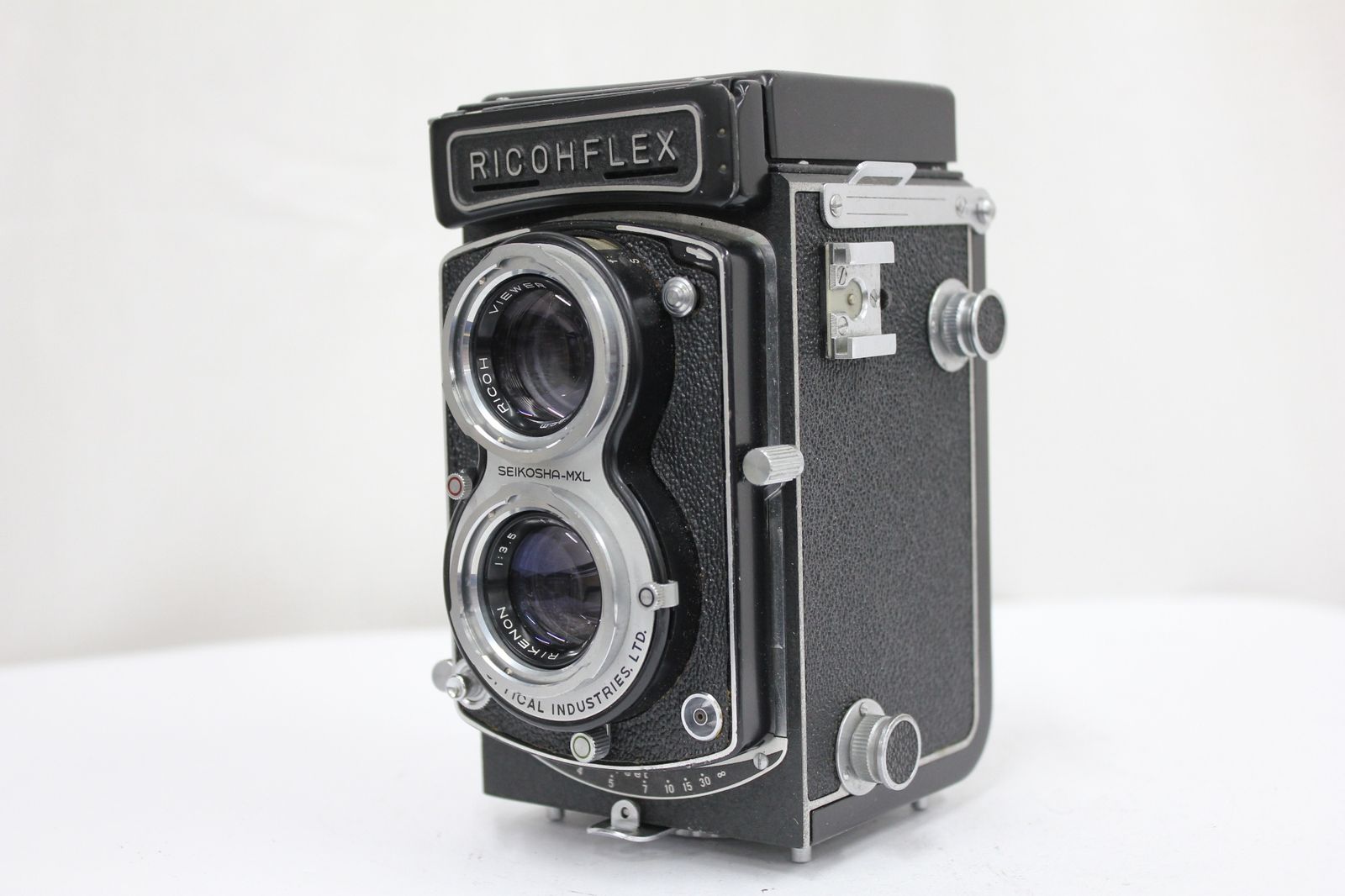 返品保証】 リコー Ricoh RICOHFLEX RIKENON 8cm F3.5 二眼カメラ