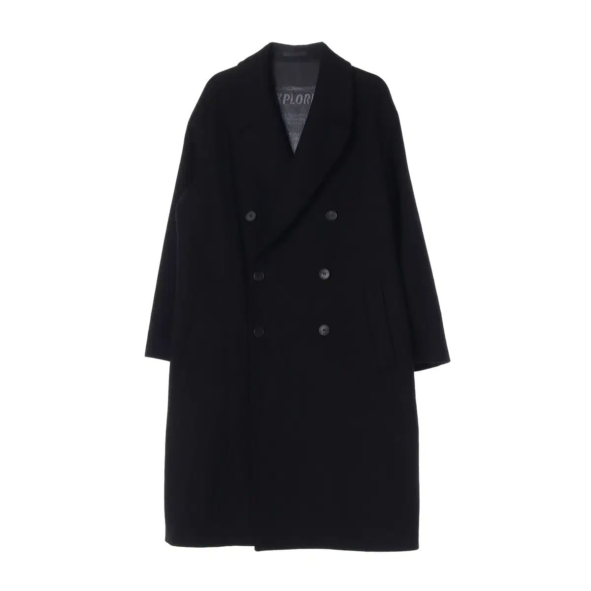 INSILENCE インサイレンス カシミア ウール ダブル ロング コート S