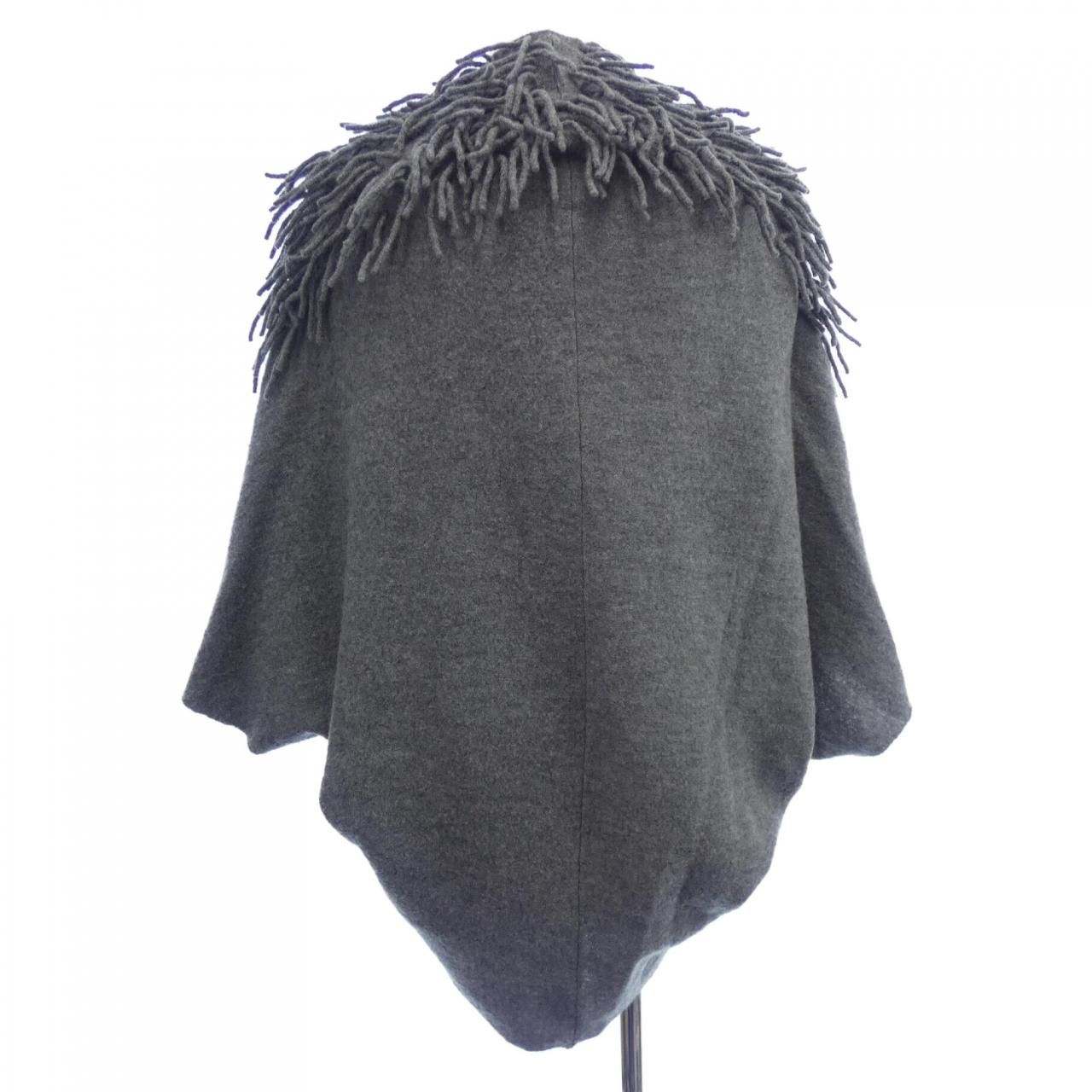 【未使用】JURGEN LEHL ヨーガンレール　カーディガン　サイズM JURGEN LEHL ヨーガンレール グレー 和紙×ウール ロングカーディガン