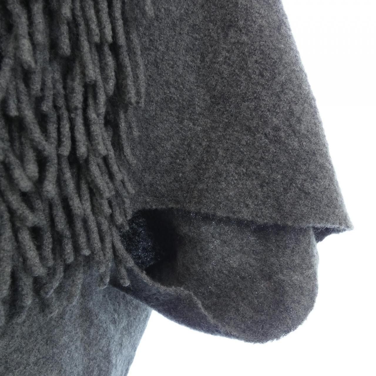 【未使用】JURGEN LEHL ヨーガンレール　カーディガン　サイズM JURGEN LEHL ヨーガンレール グレー 和紙×ウール ロングカーディガン