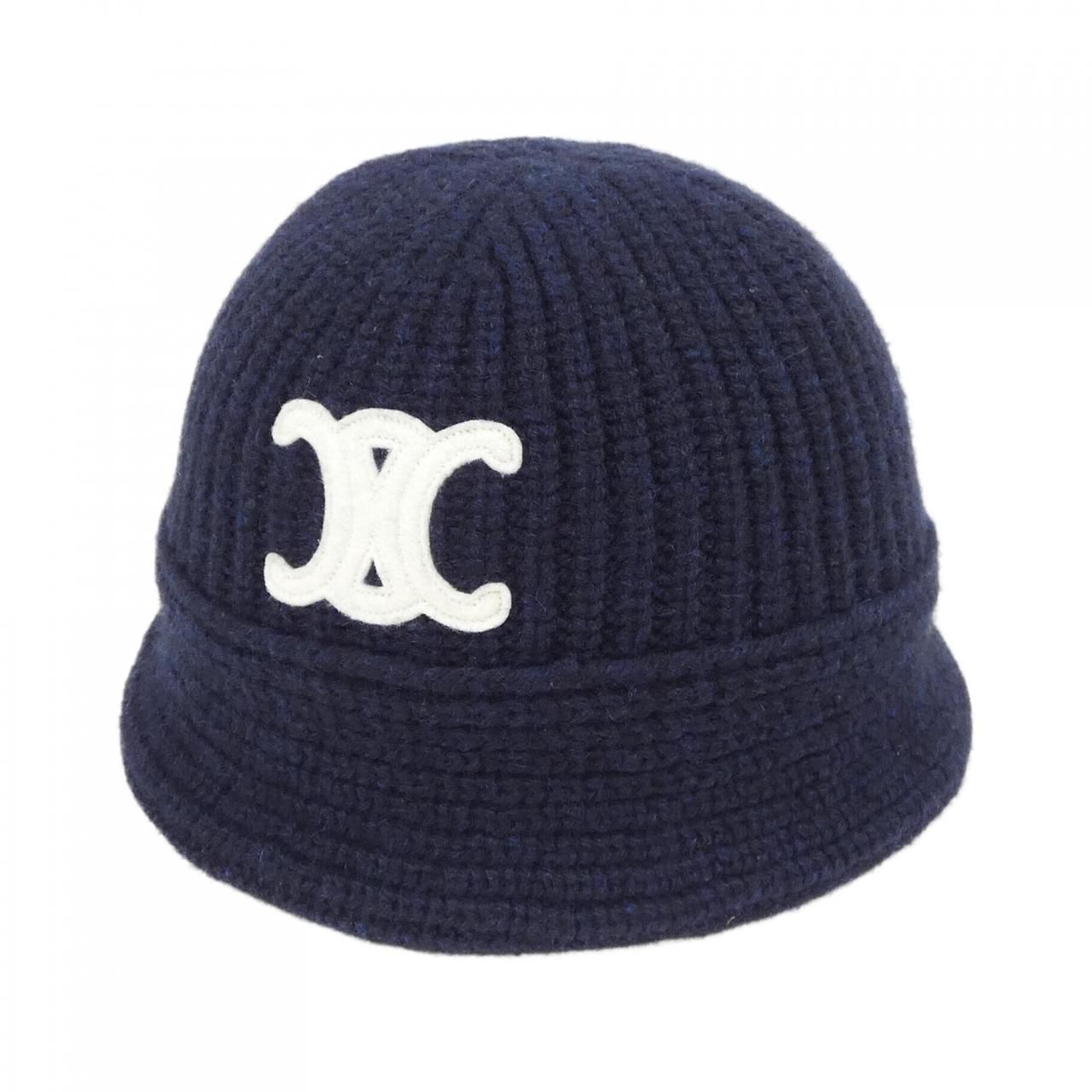 セリーヌ CELINE トリオンフ TRIOMPH 2A80T384D ニットキャップ - メルカリ