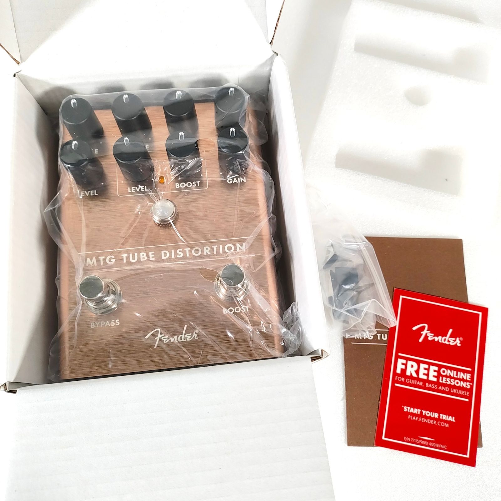 Fender MTG tube distortion 真空管搭載 真空管搭載ディストーション Fender MTG Tube Distortion【レビュー