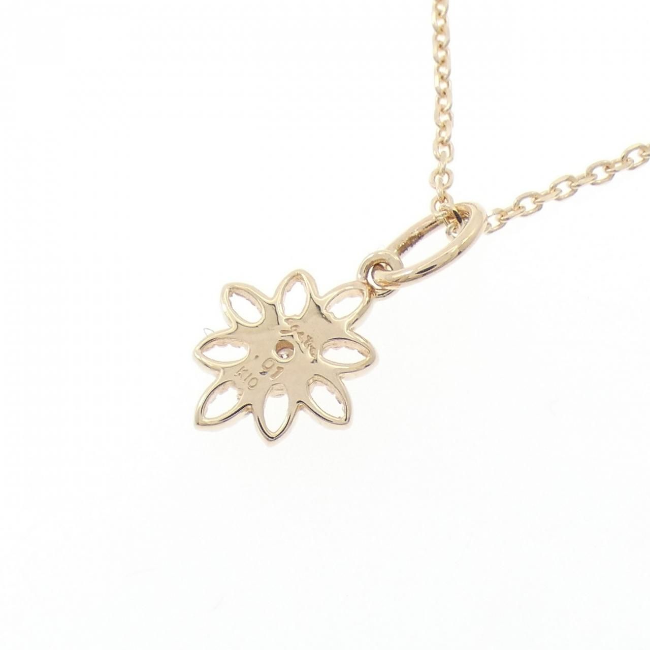 アガット ダイヤモンド ネックレス 0.01CT - メルカリ