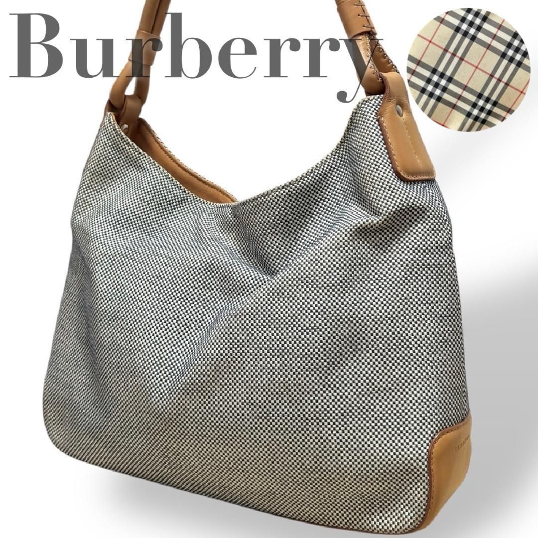 希少☆Burberry バーバリー☆ショルダーバッグ 肩掛け 内側ノバ 希少☆Burberry バーバリー☆ショルダーバッグ 肩掛け 内側ノバ