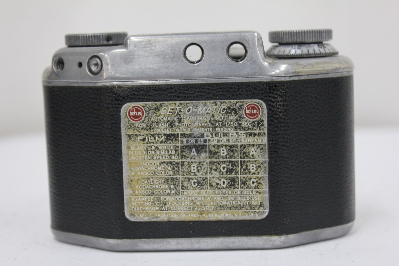 返品保証】 BOLSEY B22 SET-O-MATIC ANASTIGMAT WOLLENSAK 44mm F3.2