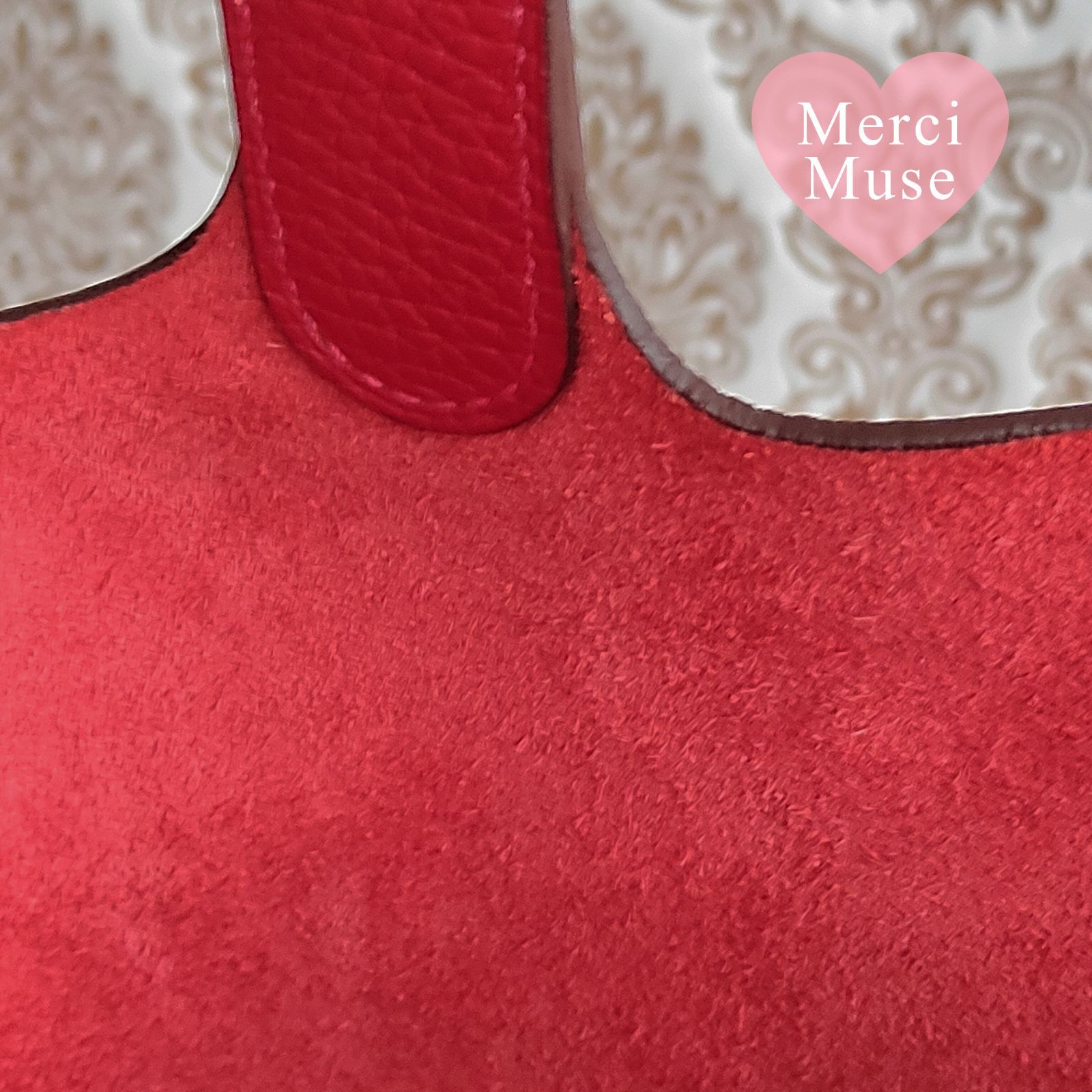 ❤お得なお品❤ピコタンロックMM22 ルージュカザック SV エルメス □Q