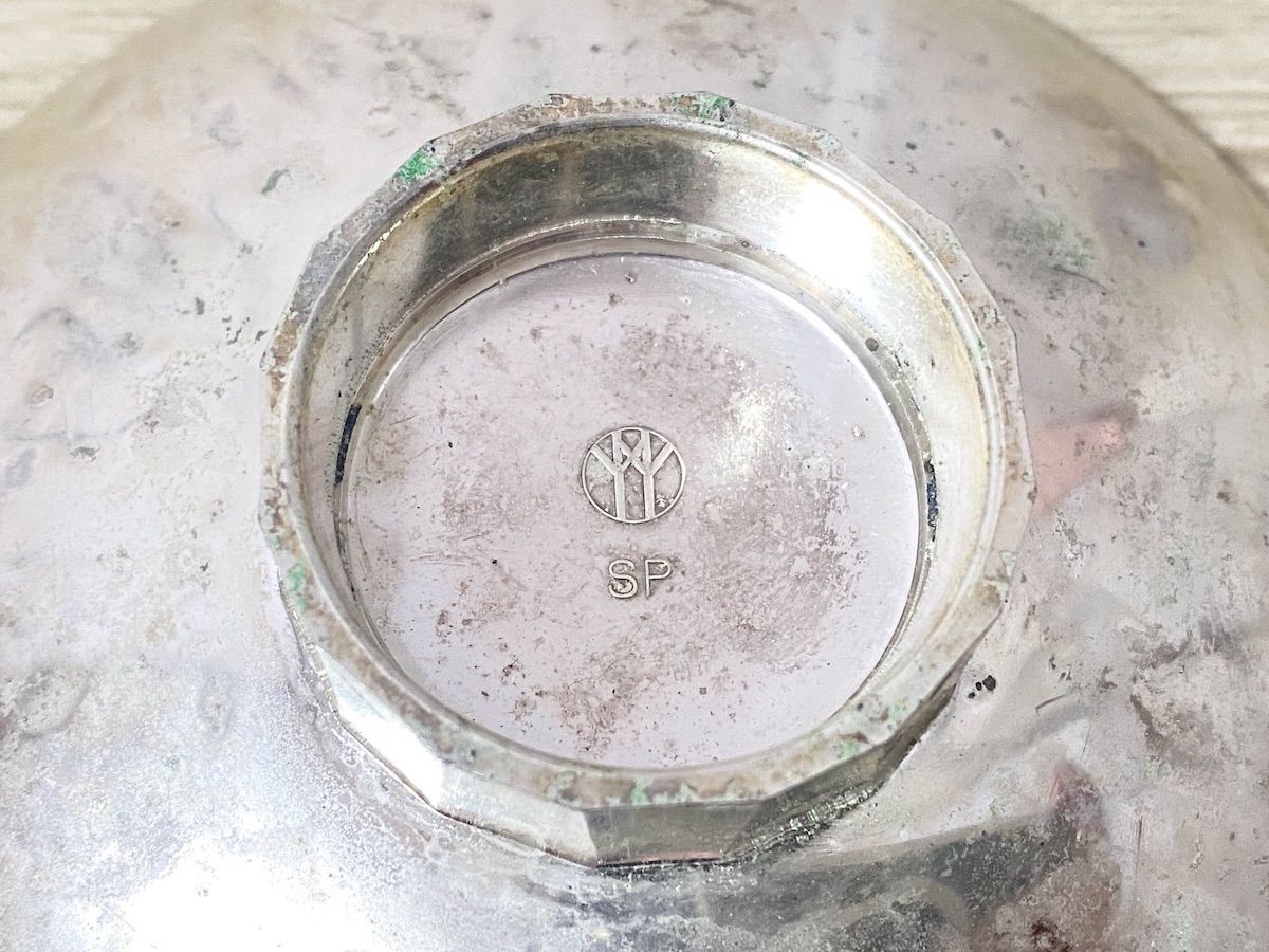 SK225】天皇・皇后両陛下金婚式記念 金・銀御盃 K24GP 銀メッキ 木箱入