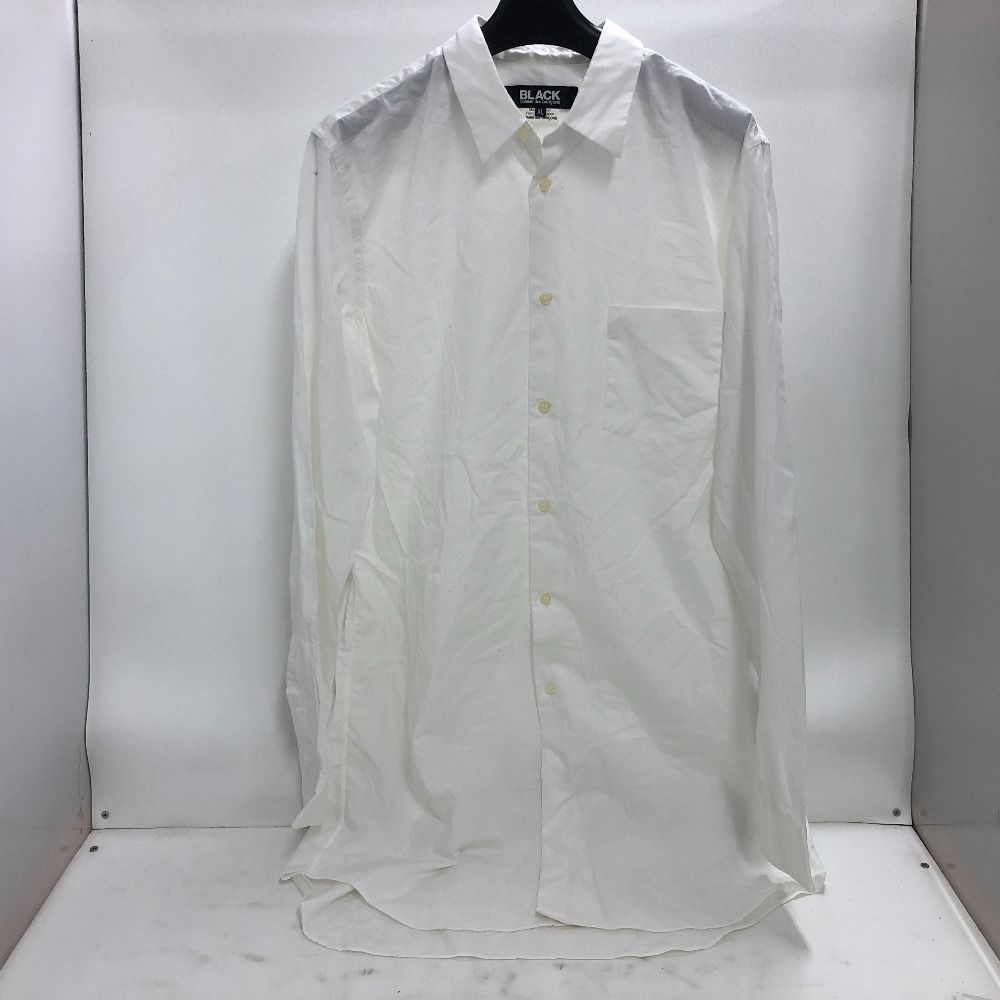 ブラックコムデギャルソン / オーバーサイズロングシャツ 白 02w21065 ブラックコムデギャルソン BLACK COMME des GARCONS シャツ Y