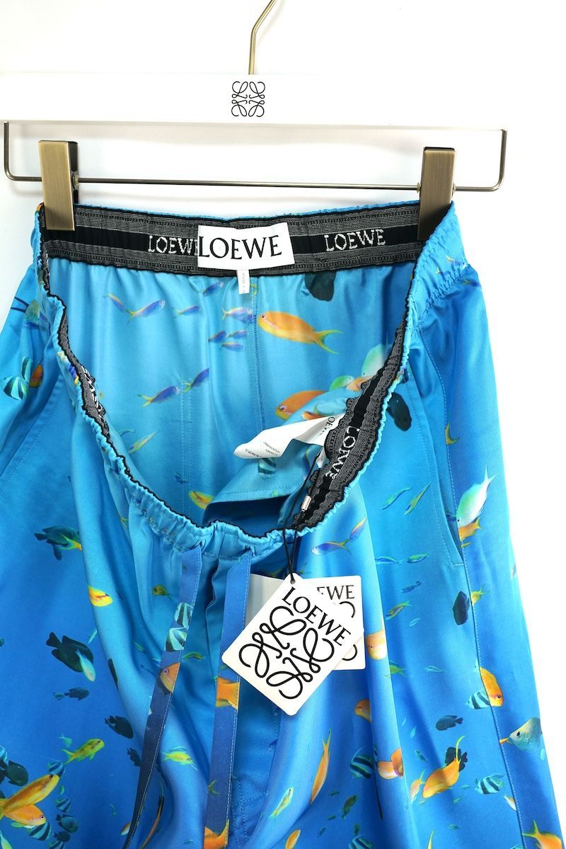 LOEWE ロエべ AQUARIUM PRINT SHORTS アクアリウム プリント シルク