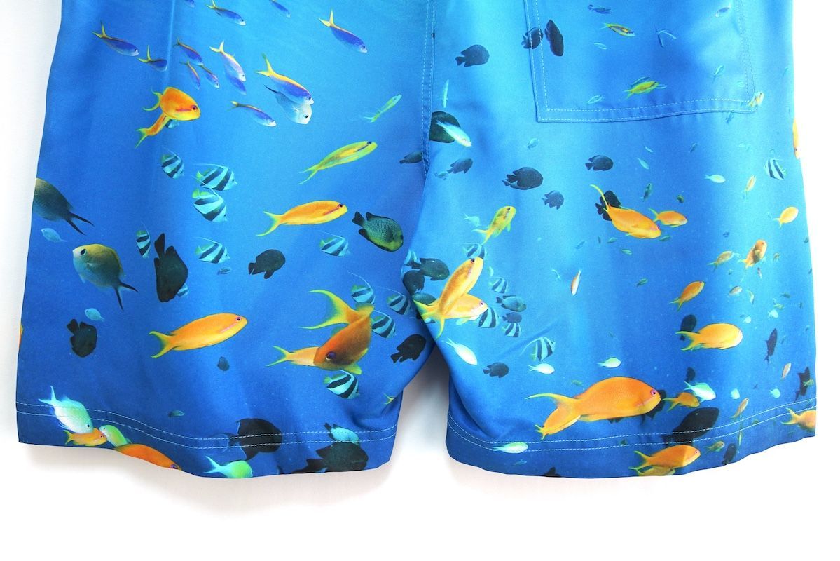 LOEWE ロエべ AQUARIUM PRINT SHORTS アクアリウム プリント シルク