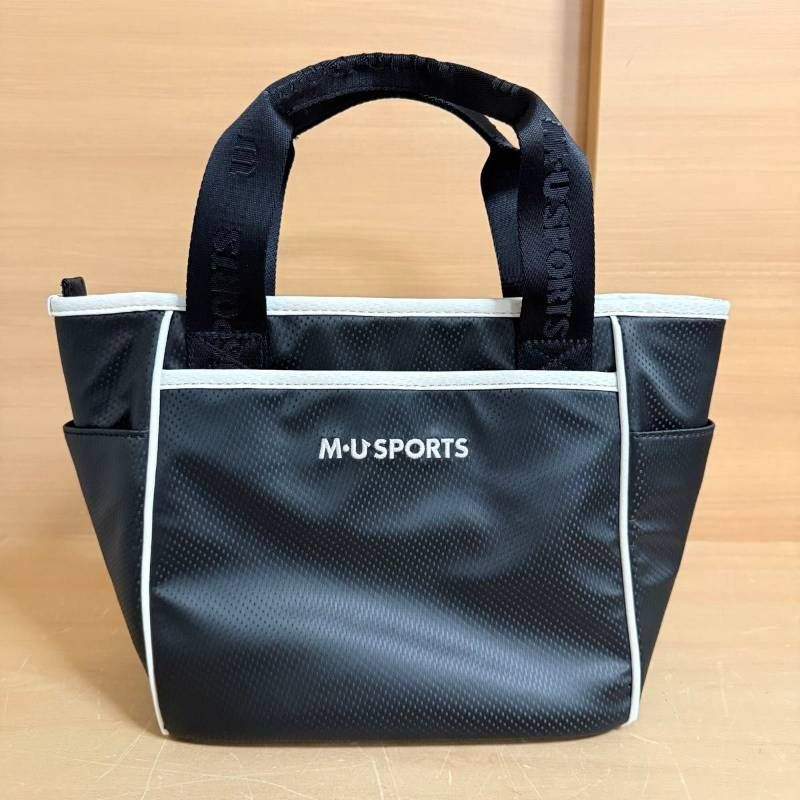 M.U SPORTS ムースポーツ 立体 サガラ 刺繍 トートバッグ カートバッグ