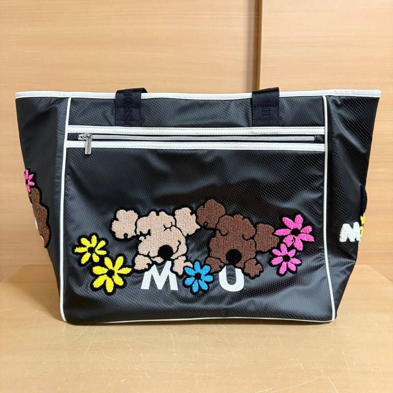 ムースポーツ 立体 サガラ 刺繍 トート カート シューズバッグ ボールポーチ M.U SPORTS ムースポーツ 立体 サガラ 刺繍 トートバッグ カートバッグ