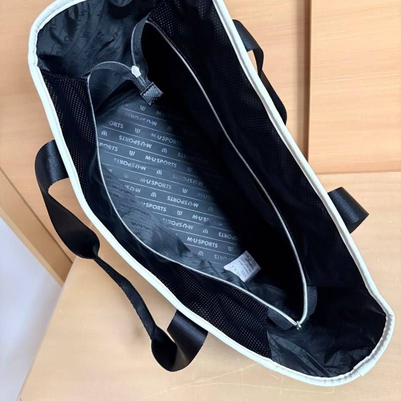 M.U SPORTS ムースポーツ 立体 サガラ 刺繍 トートバッグ カートバッグ