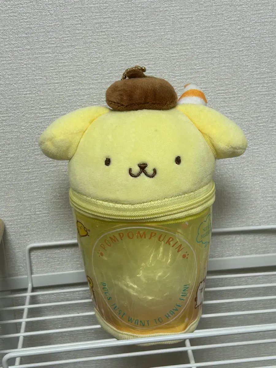 サンリオ ポムポムプリン ぬいぐるみ 収納ボックス ポーチ - メルカリ