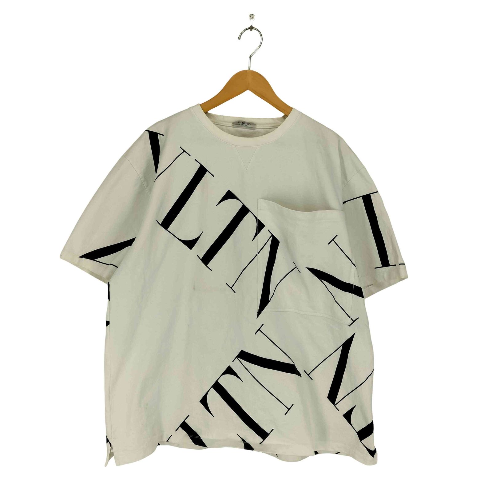 ヴァレンティノ Valentino ロゴプリントオーバーサイズ S/S Tシャツ 