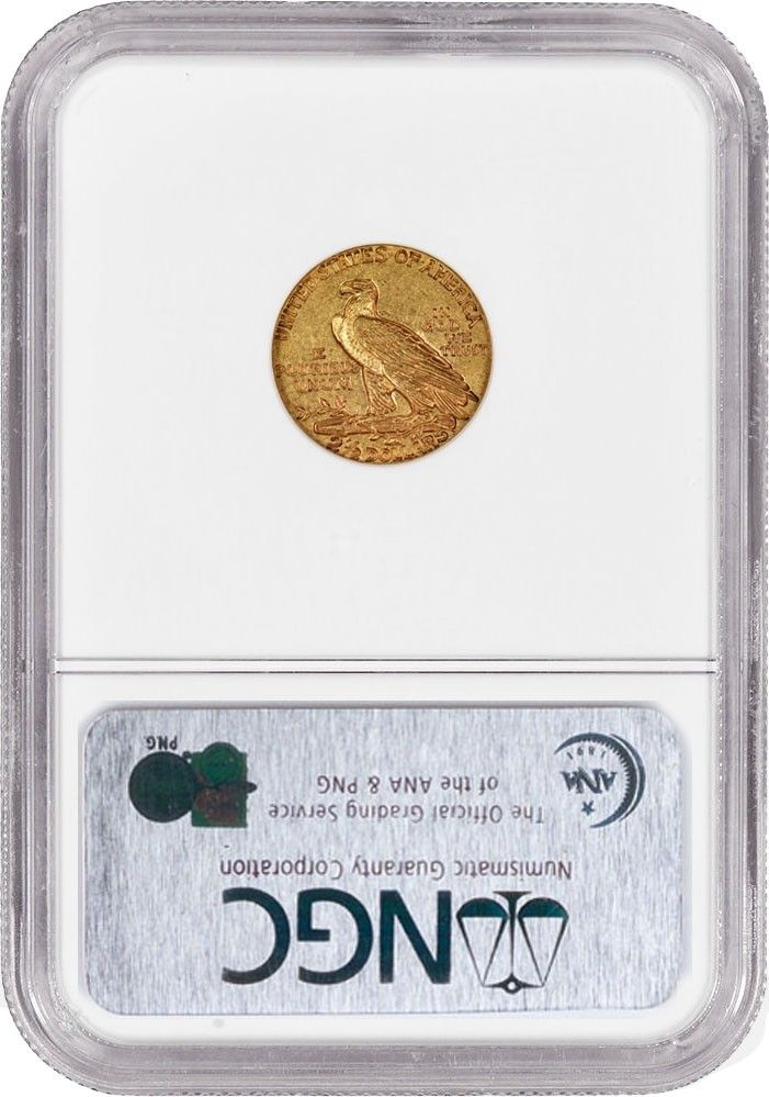 1927年 2 50ドル インディアンヘッドクォーターイーグル金貨 NGC MS 61 GSA 未流通コイン