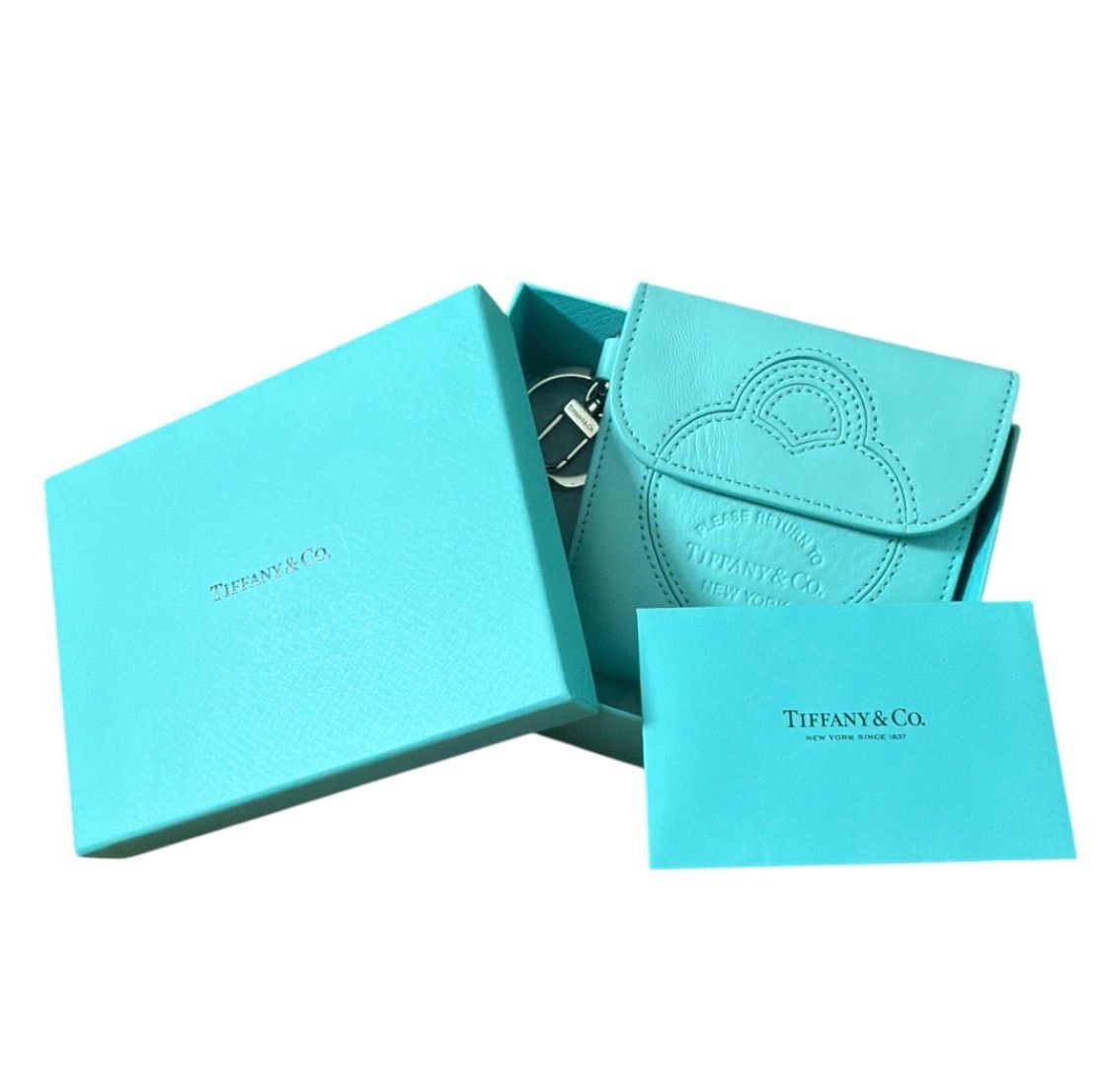 超美品　ティファニー　リターントゥ　レザー　ケース　ハート 超美品 ティファニー リターントゥ レザー ケース ハート ティファニー