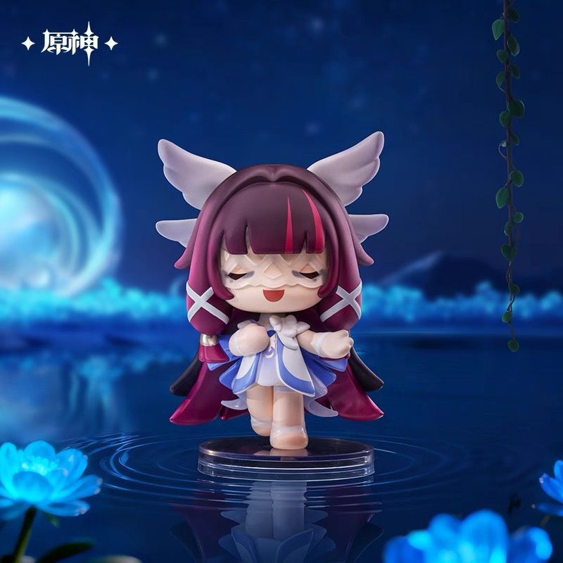 原神 ドゥリン アイノ chibiシリーズ フィギュア 原神・公式 POP MART ミニフィギュア（嘉年相聚）6点セット アイノ